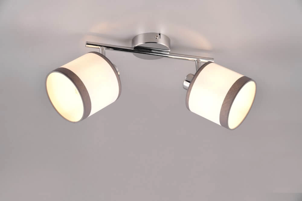 Plafondlamp Davos wit 2-lichts Trio 4017807574241