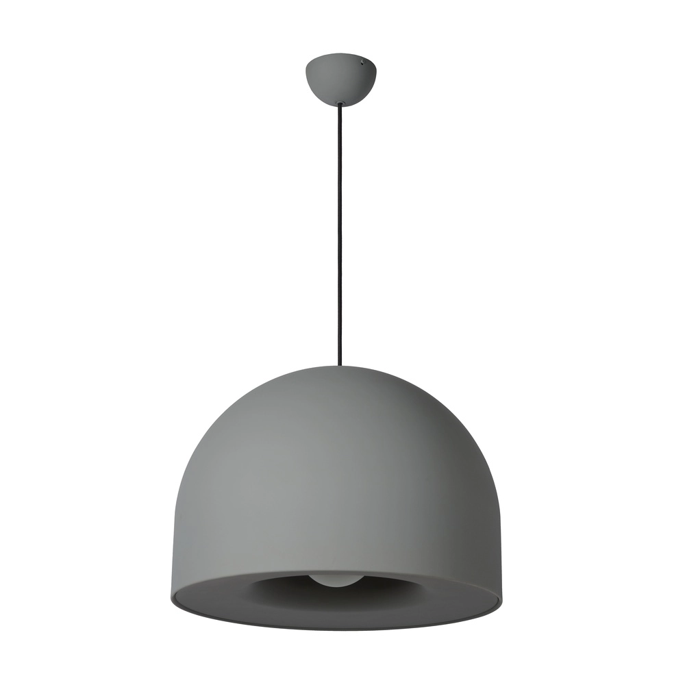 Moderne beton grijze hanglamp Akron Ø 50cm - 1x E27 Premium by Lucide 5411212202109