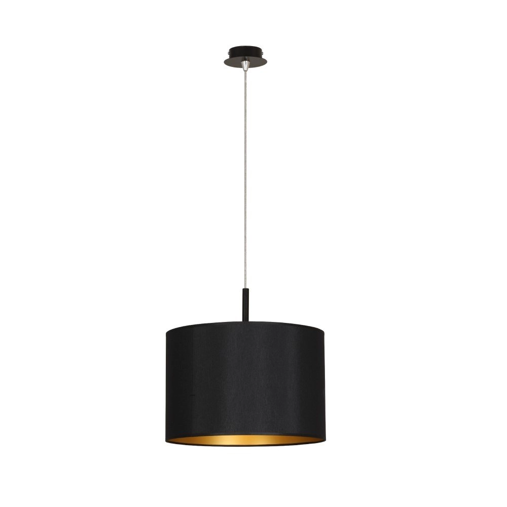 Zwarte hanglamp Alice met gouden binnenkant Lyora 5903139496193