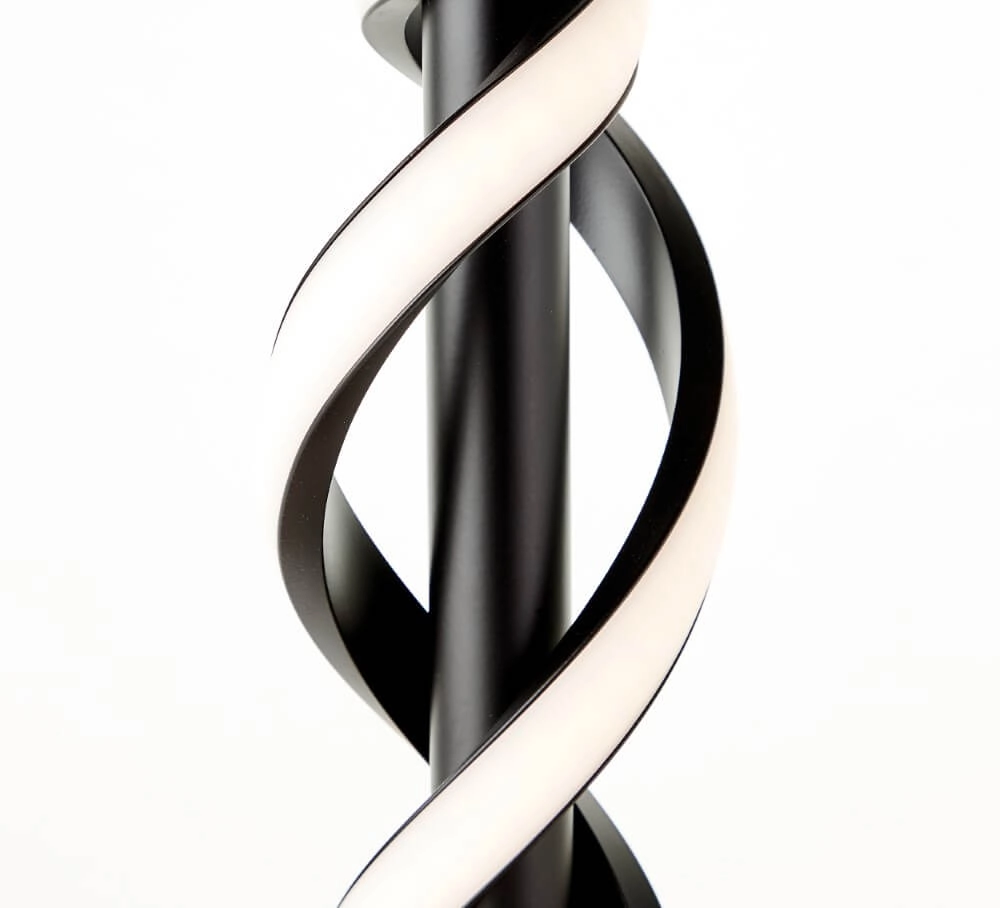 Zwarte design tafellamp Amalie Brilliant 4004353411755