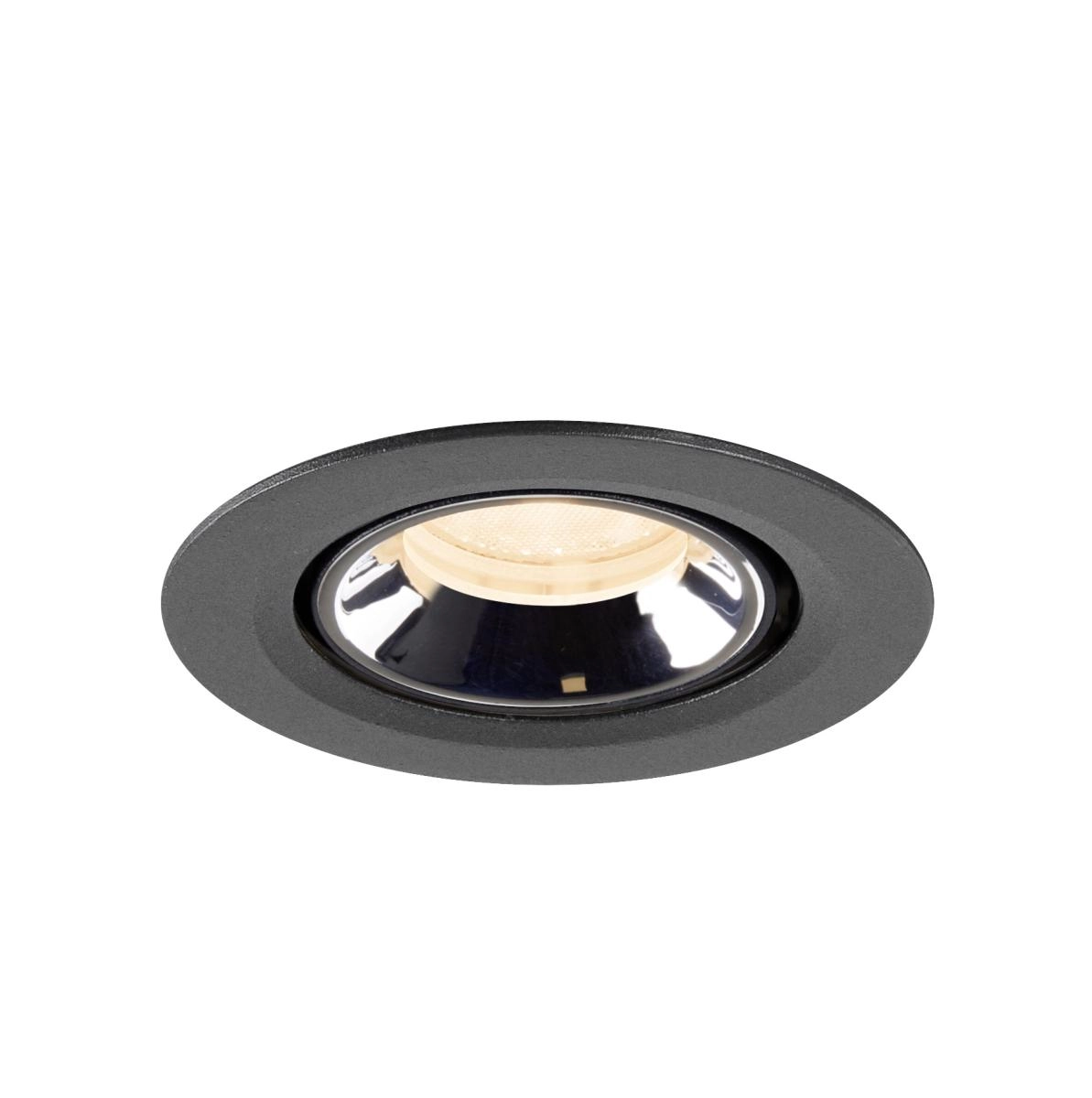Inbouwspot Numinos Gimble XS zwart/chroom 2700K - 40gr SLV 4024163307239
