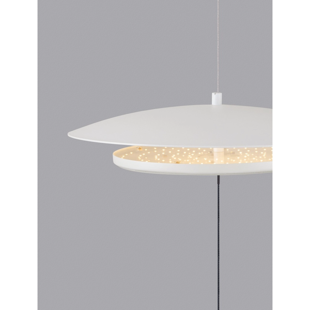Design vloerlamp Olos Ø 35cm wit Design vloerlamp Olos Ø 35cm wit
