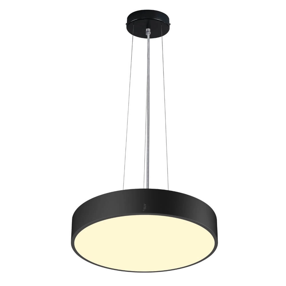 Plafondlamp / Hanglamp Medo Pro 40 zwart - CCT - 110g - Ø 38cm SLV 4024163276917