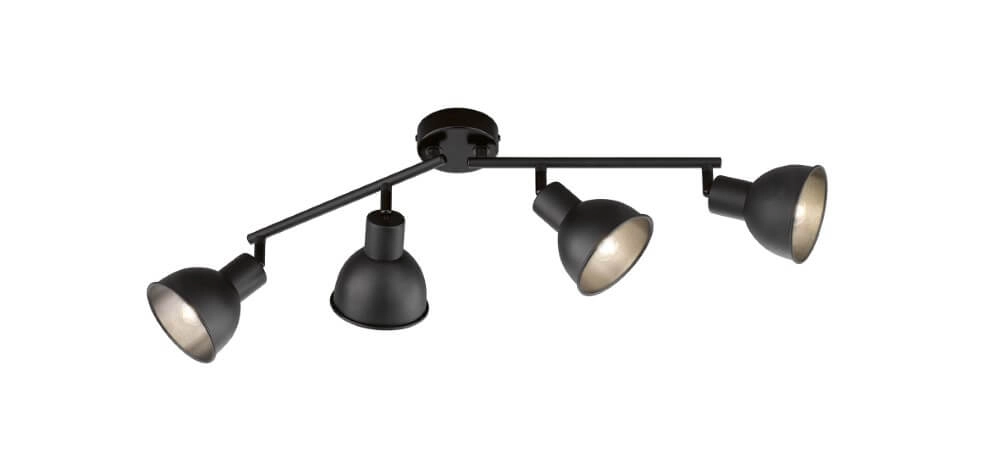 Verstelbare plafondspot Speedy mat zwart Verstelbare plafondspot Speedy mat zwart