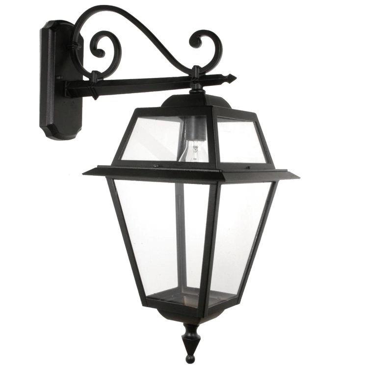 buitenlamp Perla klassiek hangend zwart