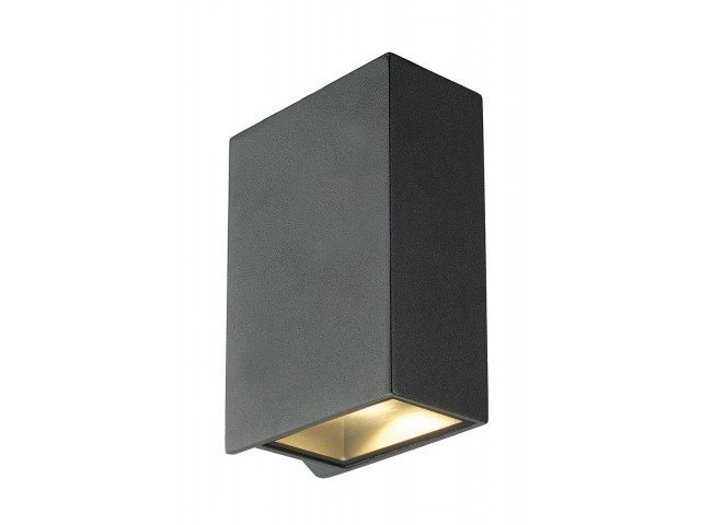 Vierkante lamp Quad Up - Down 2x4,3w - 3000K antraciet