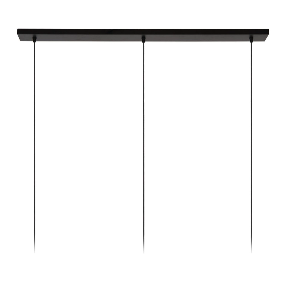 Design hanglamp Singala 3-lichts recht goud met wit Lucide 5411212251091