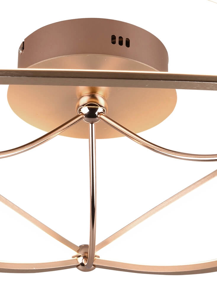 Bronzen plafondlamp Charivari Ø 62cm Trio 4017807461138