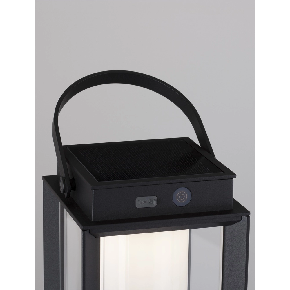 Solar tafellamp Verhal antraciet Lyora 5212017434739