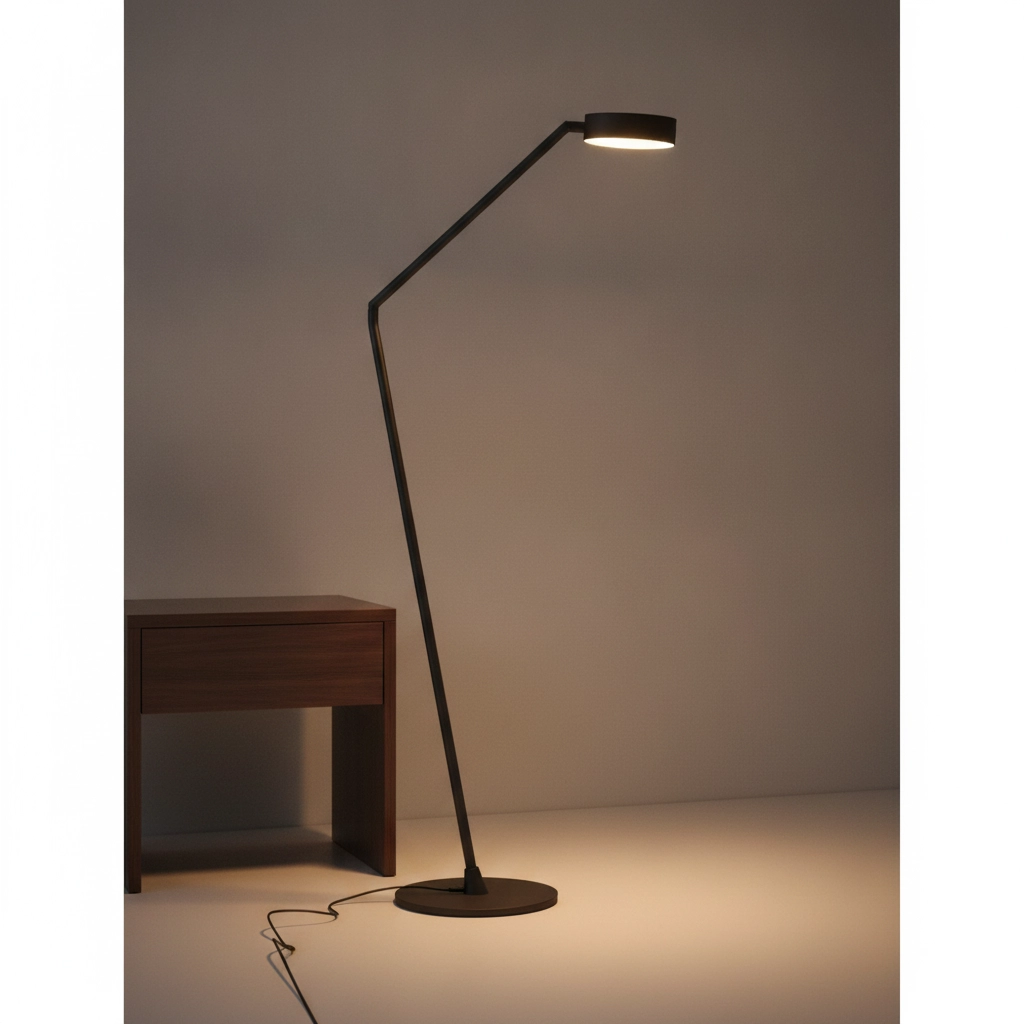Vloerlamp Afi zwart