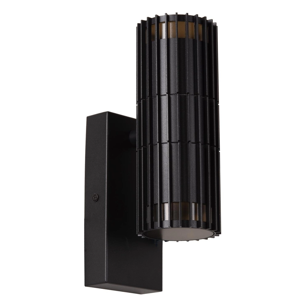 Zwarte wandlamp Timbala dubbel