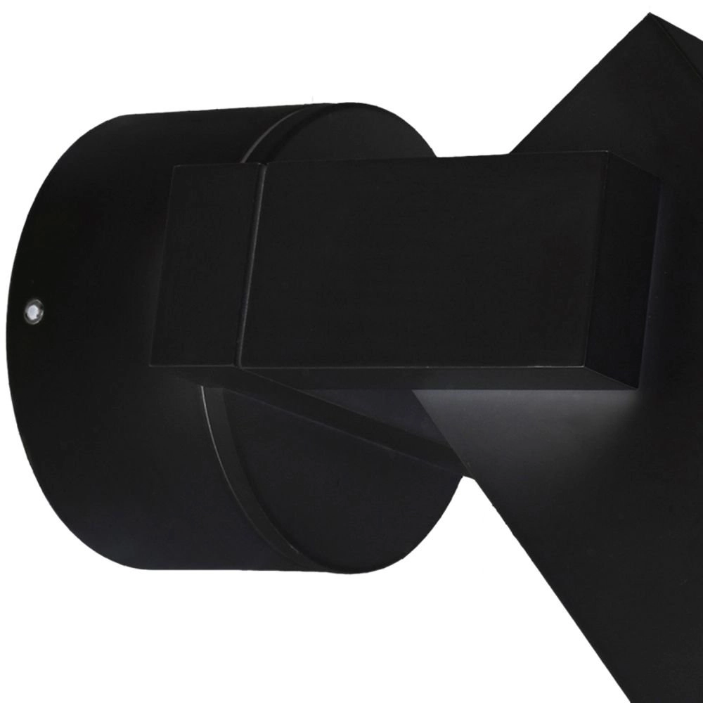 Wandspot Cubic Alu voor buiten zwart KS Verlichting 8714732712743