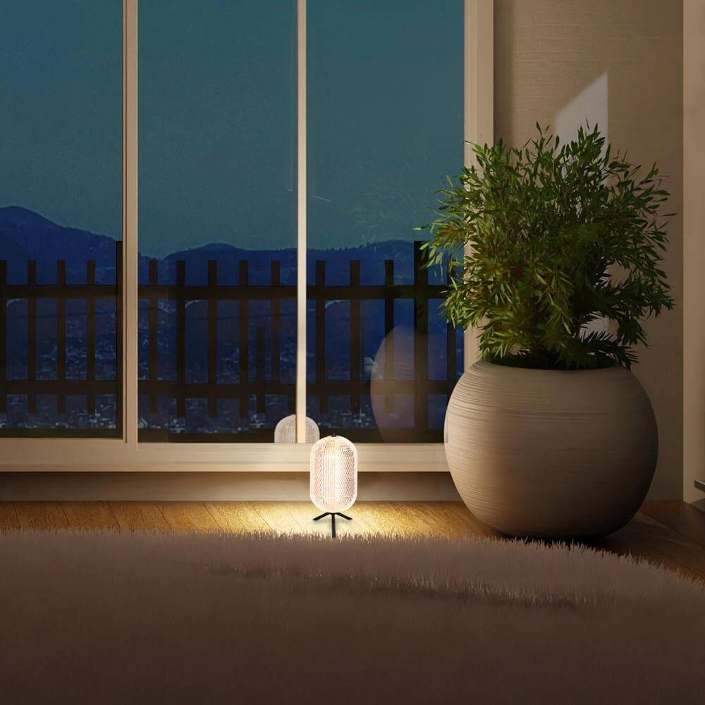 Tafellamp Geripu zwart met helder glas Steinhauer 8712746173789