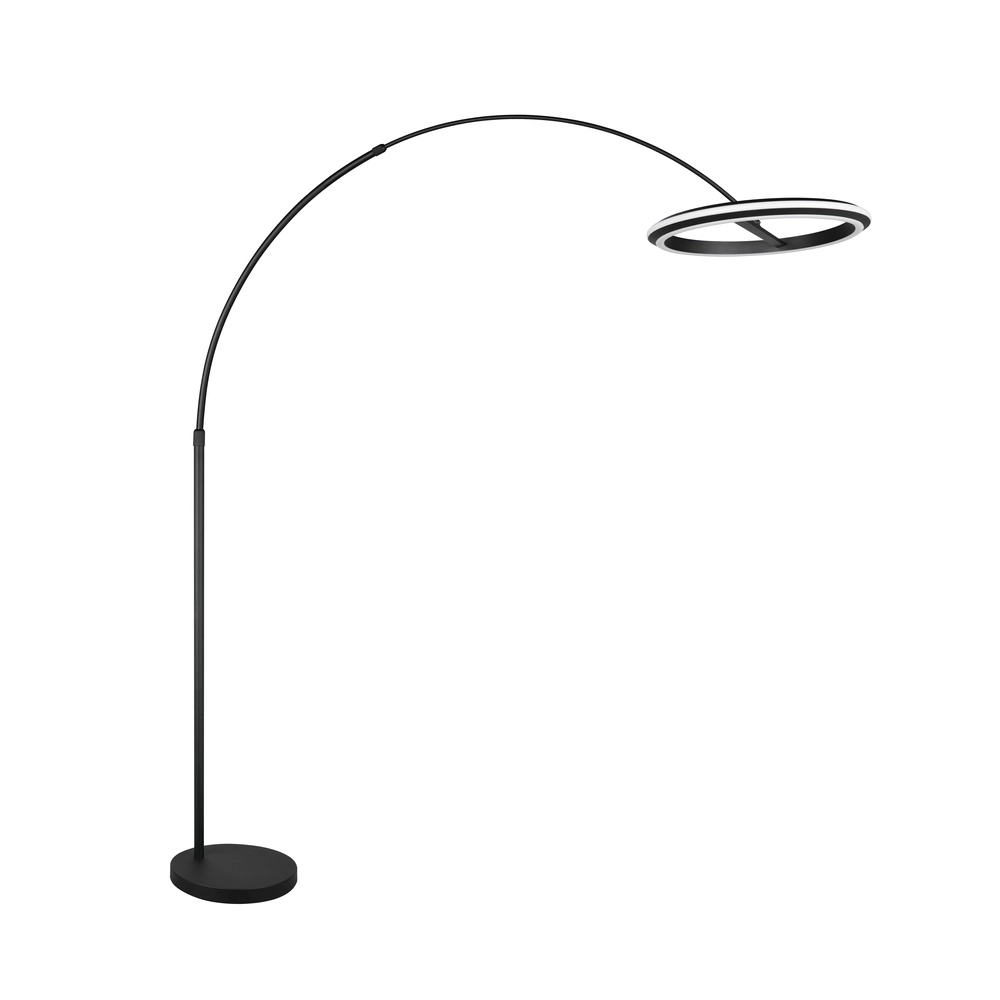 Vloerlamp Amador zwart Trio 4017807688160
