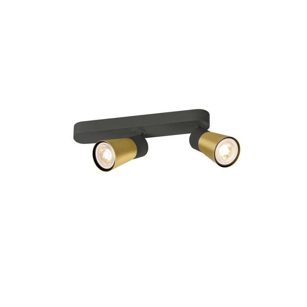 Spot Puri 2.0 Cone zwart-goud dubbel Spot Puri 2.0 Cone zwart-goud dubbel
