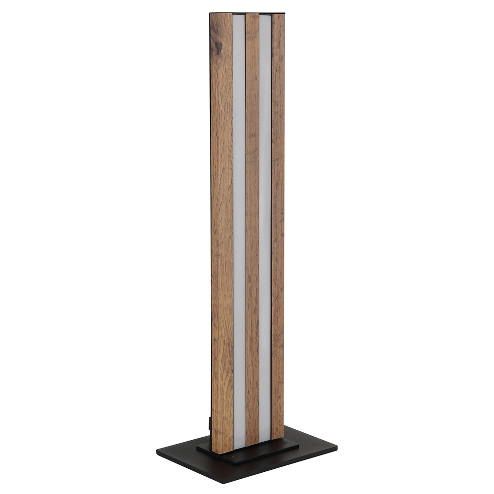Tafellamp Hayden zwart met hout Globo 9007371583584