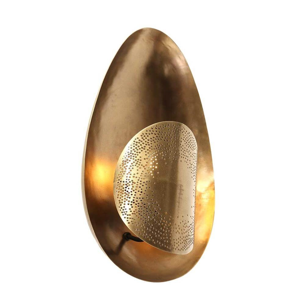 Ovale wandlamp Brass brons Ovale wandlamp Brass brons