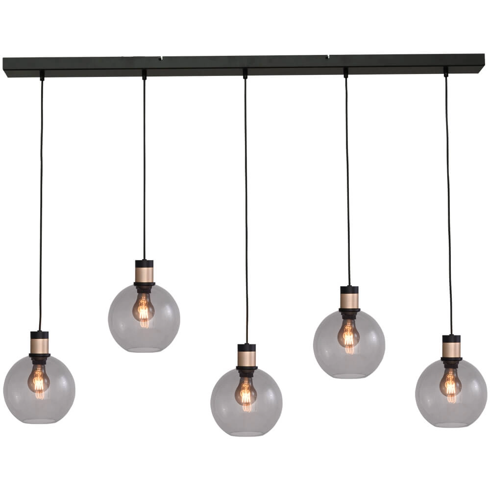 Hanglamp Lazise 2 5x Ø 20cm Hanglamp Lazise 2 5x Ø 20cm