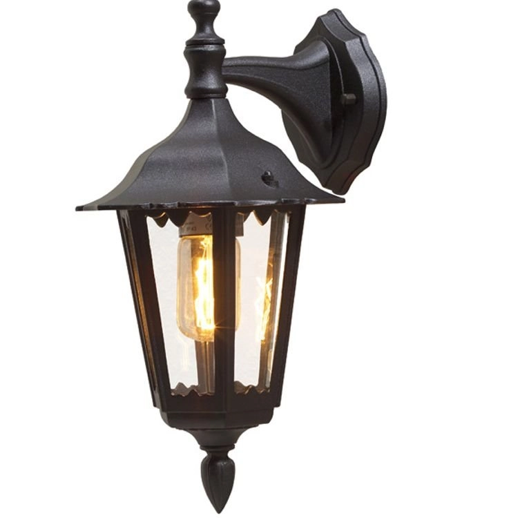 Klassieke buitenlamp Firenze Down zwart Klassieke buitenlamp Firenze Down zwart