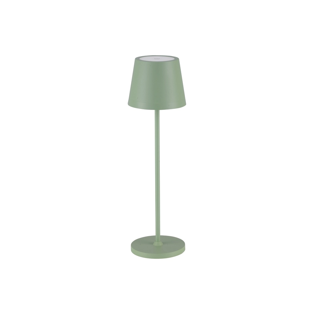 Oplaadbare tafellamp Seina olijfgroen Lyora 5212017444448