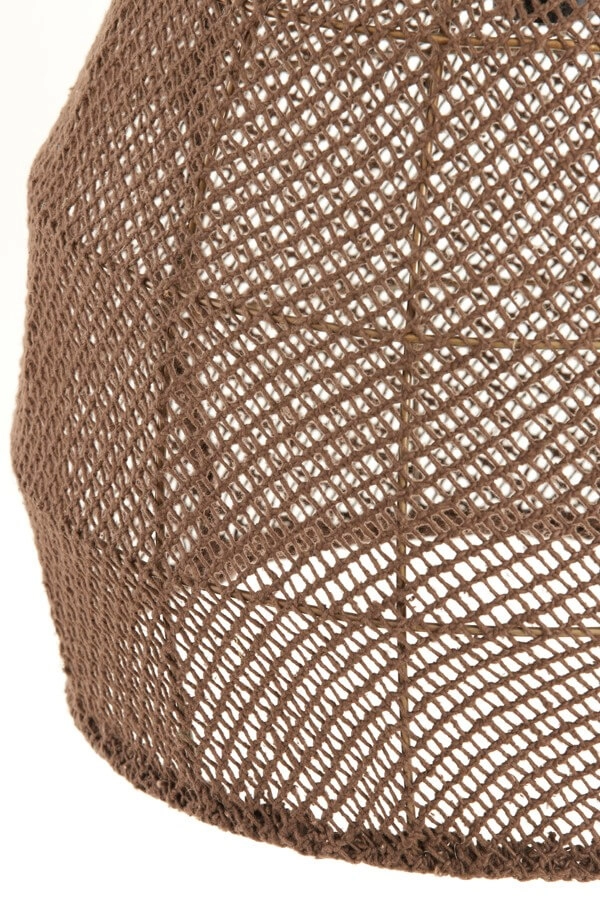 Japandi hanglamp Makassar bruin Ø 50cm Light & Living 8717807706463