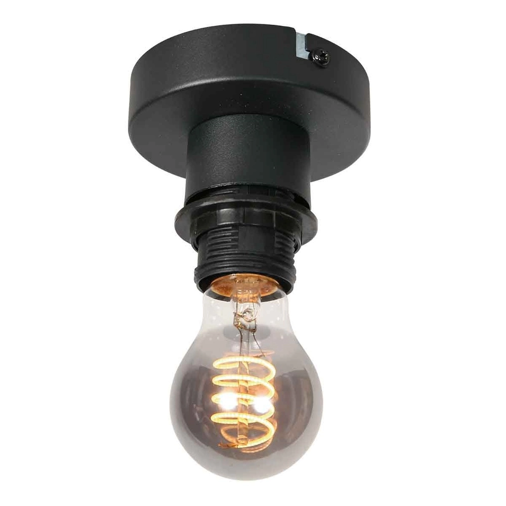 Plafondlamp Bloeba smoke glas Ø 22,5cm Steinhauer 8712746181067