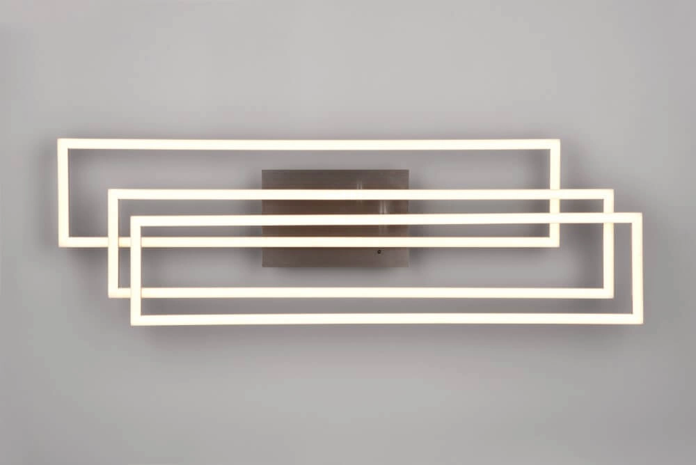 Nikkel plafondlamp Corso design Trio 4017807572667