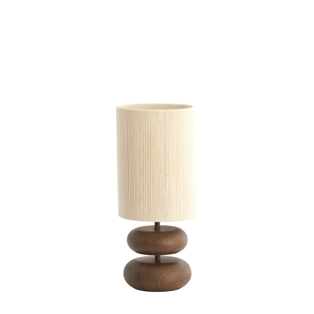 Schemerlamp Danialo 50,5cm - donker hout