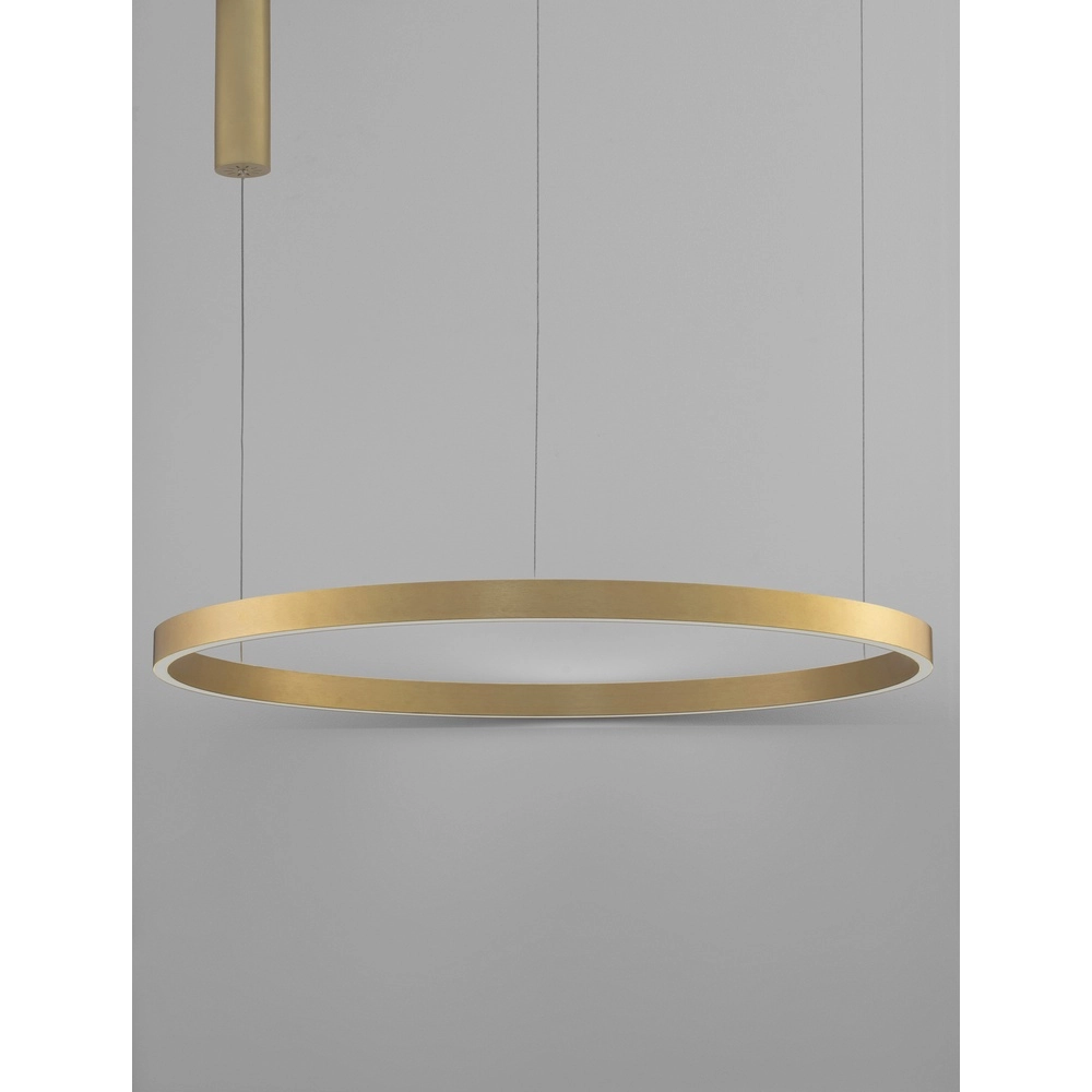 Gouden hanglamp Elowen design Ø 98cm Lyora 5212017439147