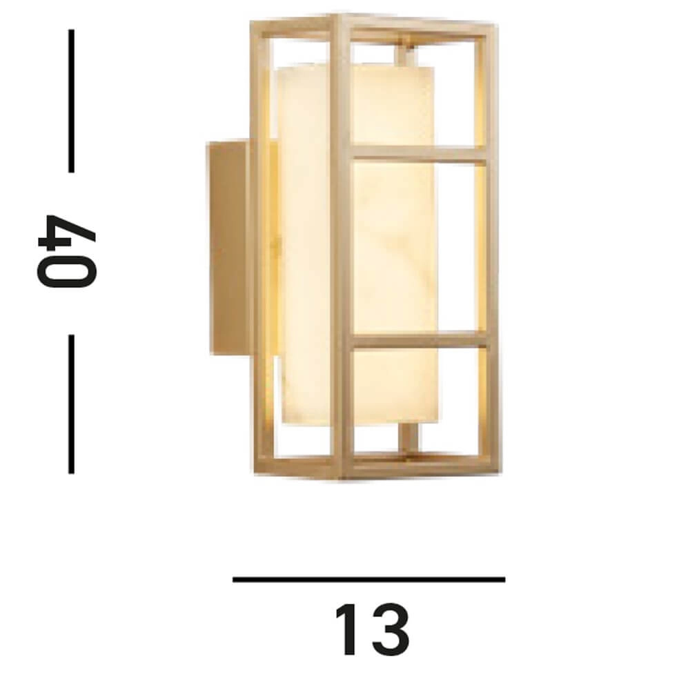Wandlamp Mirage 40cm - IP44 Searchlight 5053423274423