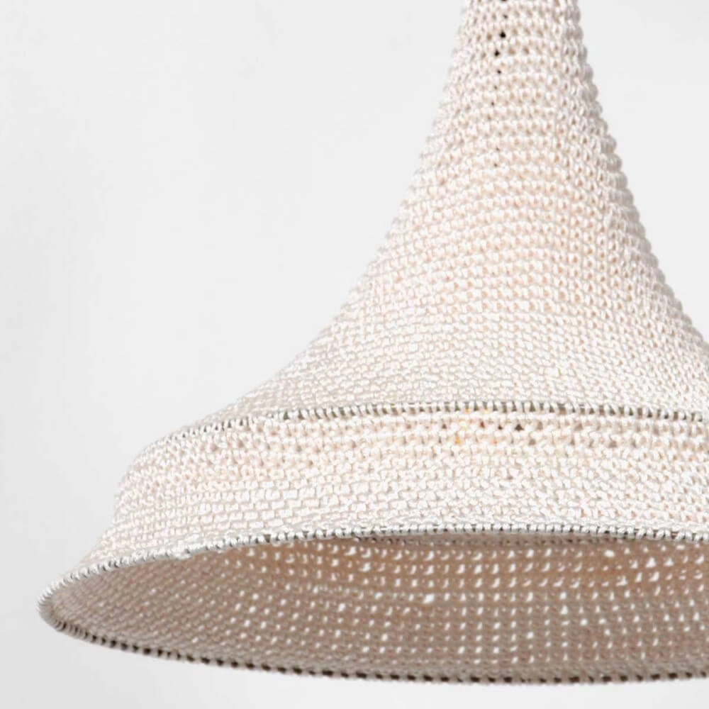 Ø 60cm hanglamp Marrakesch van wit touw Steinhauer 8712746161502