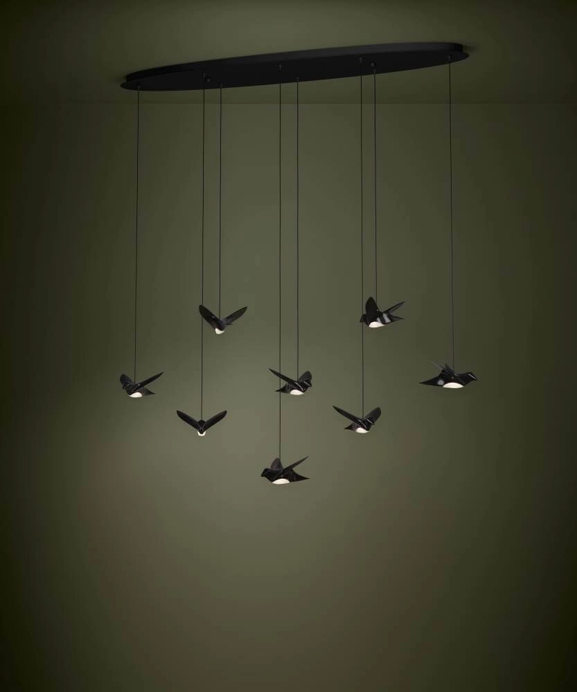 Vogeltjes hanglamp Paratebueno 116cm Stars of Light 9008606221196