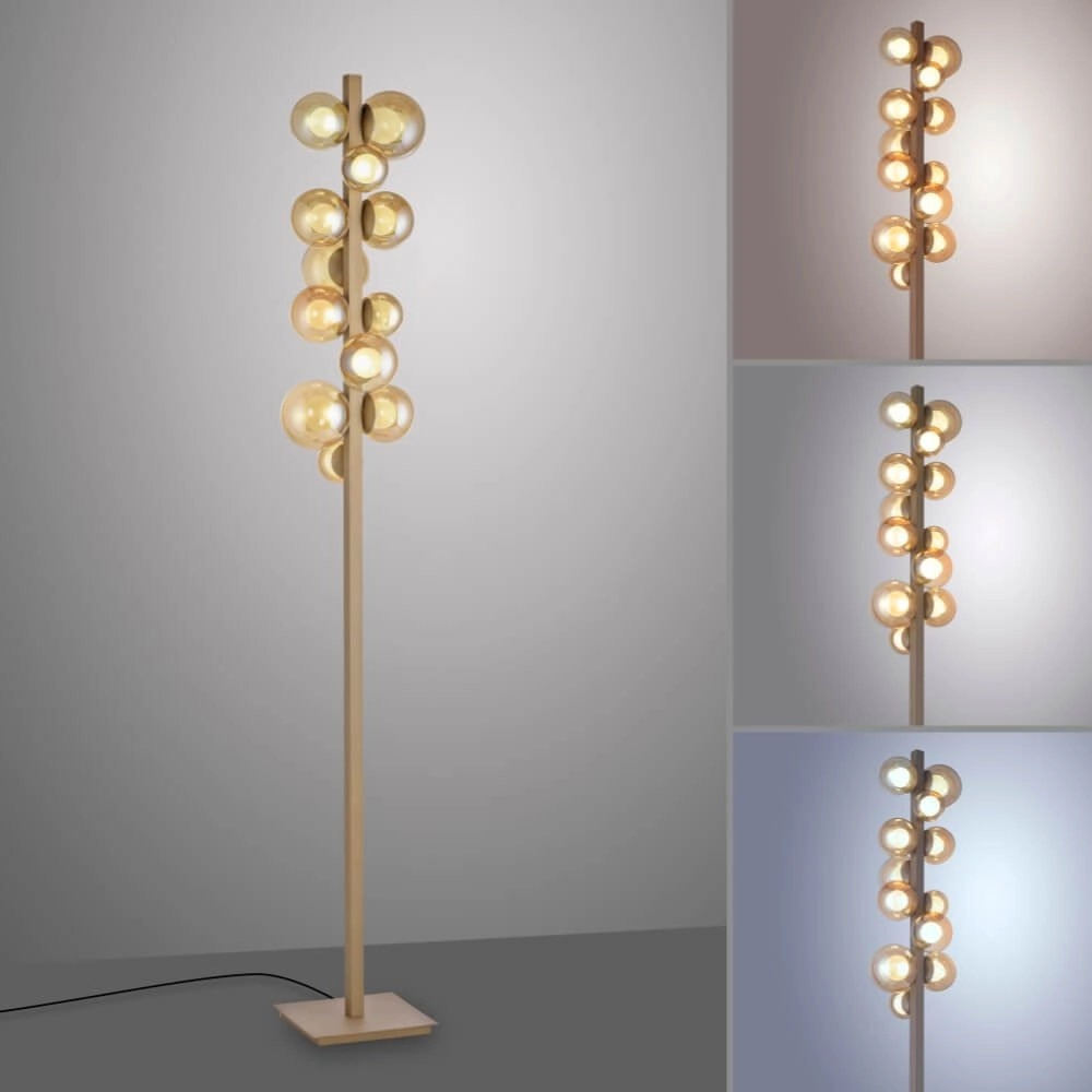 Bronze vloerlamp Pure Popup design Paul Neuhaus 4012248385654