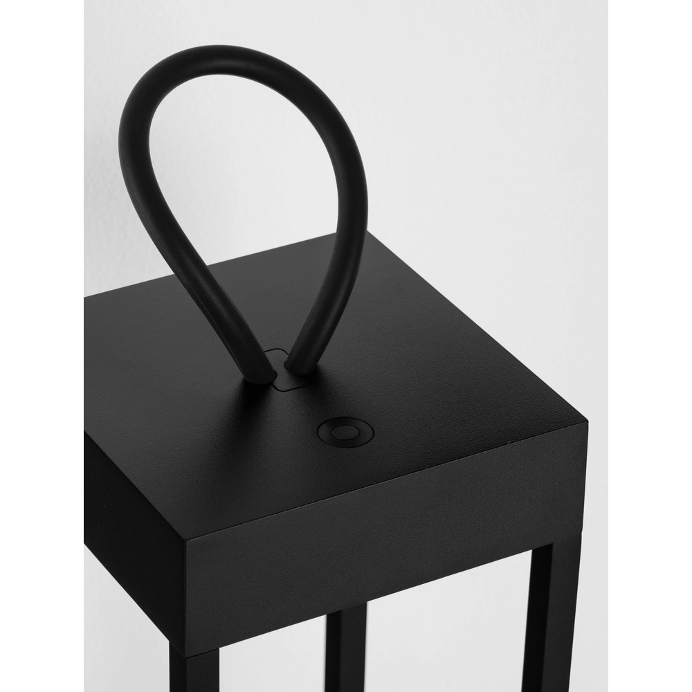 Zwarte tafellamp Lucia oplaadbaar Lyora 5212017448224