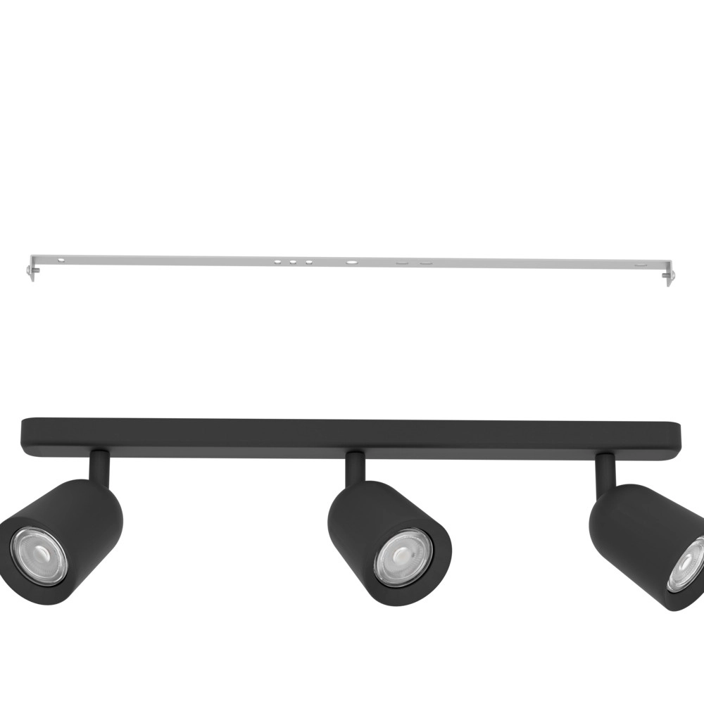 Opbouwspot Camaldoli 3-lichts zwart Eglo 9008606360451