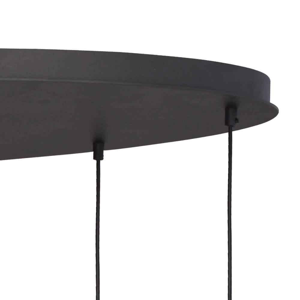 Hanglamp ovaal Lazise Oval 8x Ø 20cm goud Masterlight 8718121303154