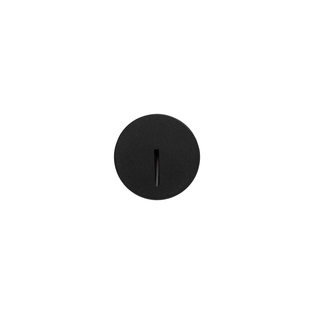 Inbouwlamp Abby Led zwart smal Ø 7cm