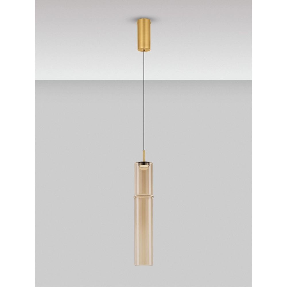 Unieke hanglamp Sano 1-lichts goud