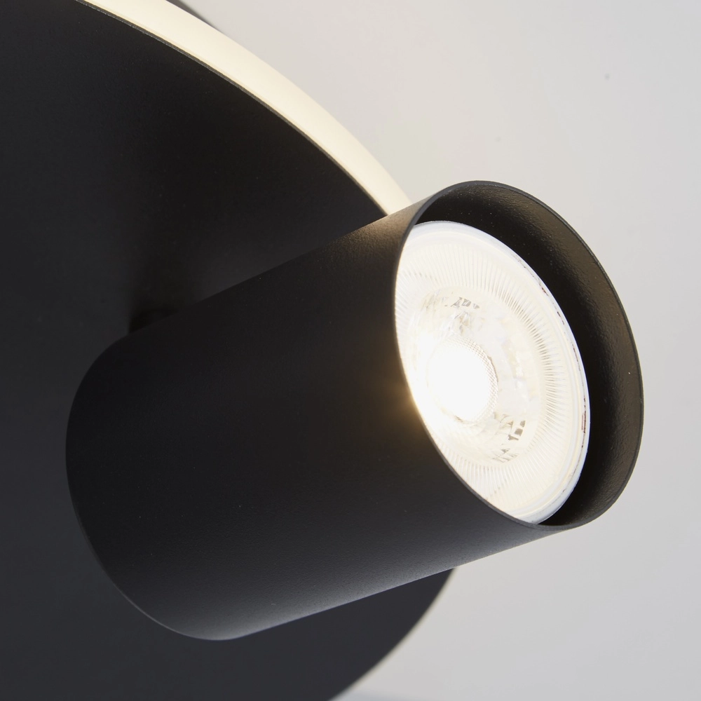 Plafondlamp San Diego 3-lichts zwart Searchlight 5053423302089