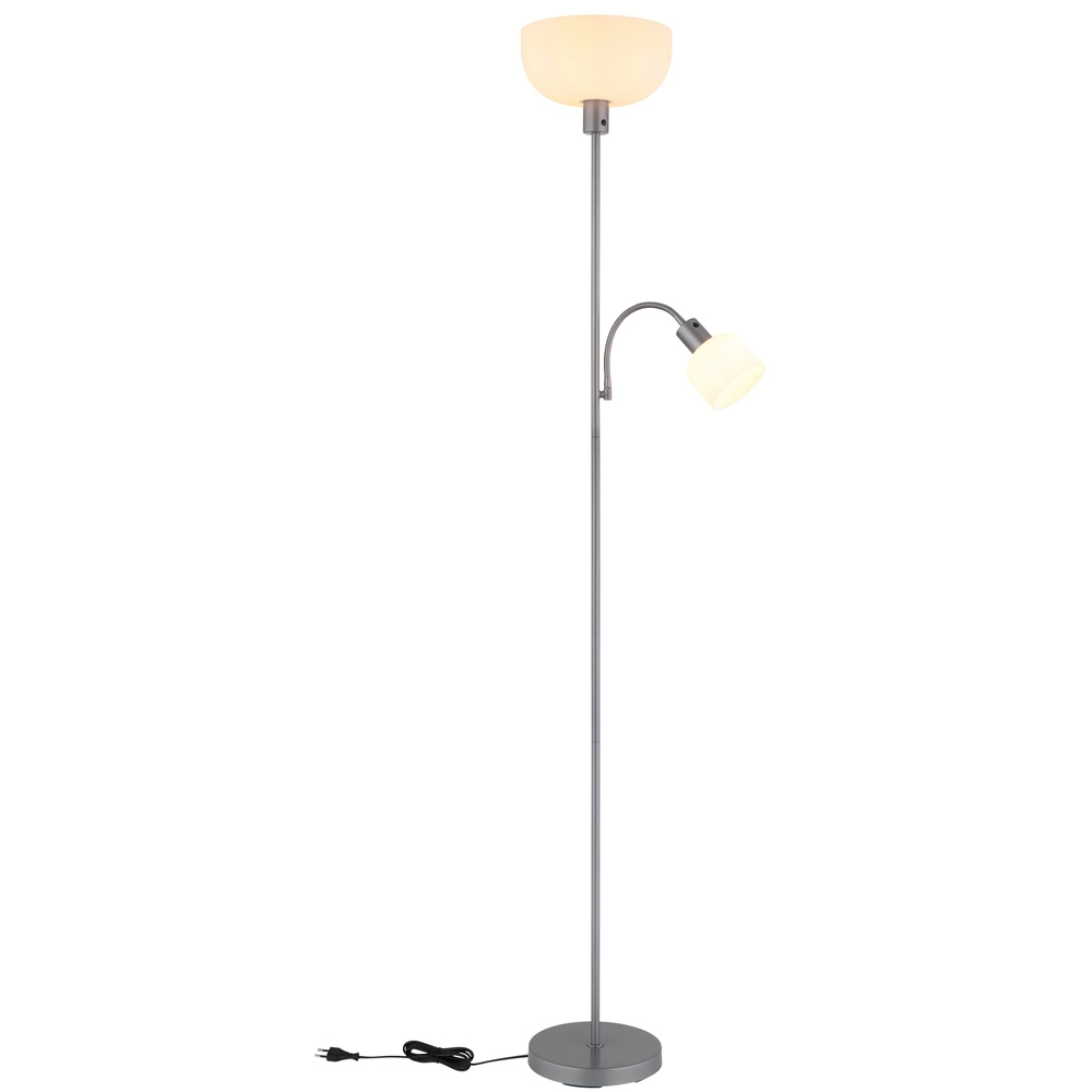 Vloerlamp Hinton zilvergrijs Globo 9007371531592