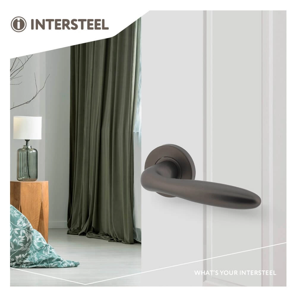 Deurklink Jupiter antraciet Intersteel 8714186548301