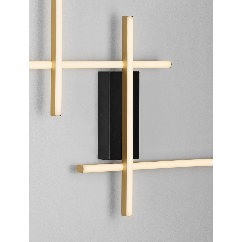 Wandlamp Apecho goud Lyora 5212017468611