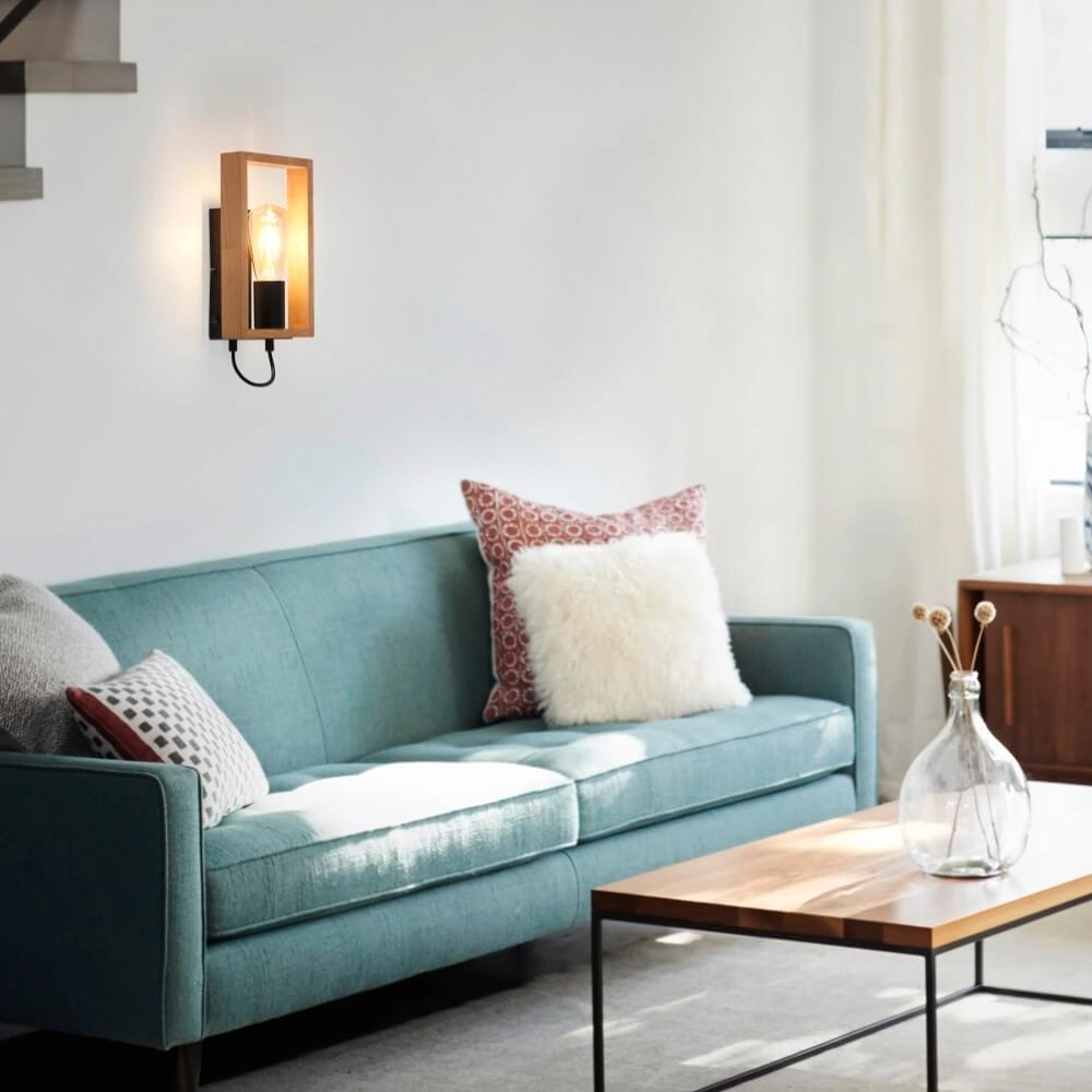 Landelijke wandlamp Franky 1-lichts Just Light 4043689966454