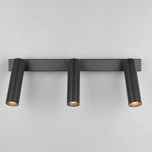 Slanke plafondspot Ambala 3x led - zwart Trio 4017807612646