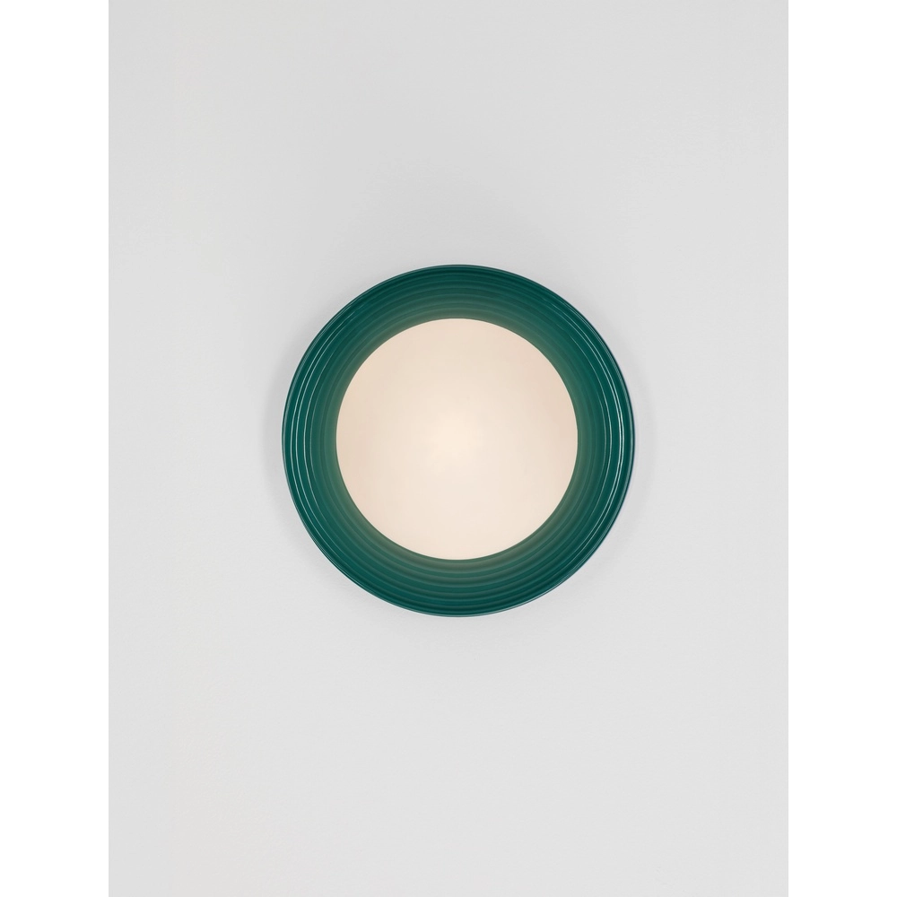 Wandlamp Orbique groen Ø 22cm Lyora 5212017483881