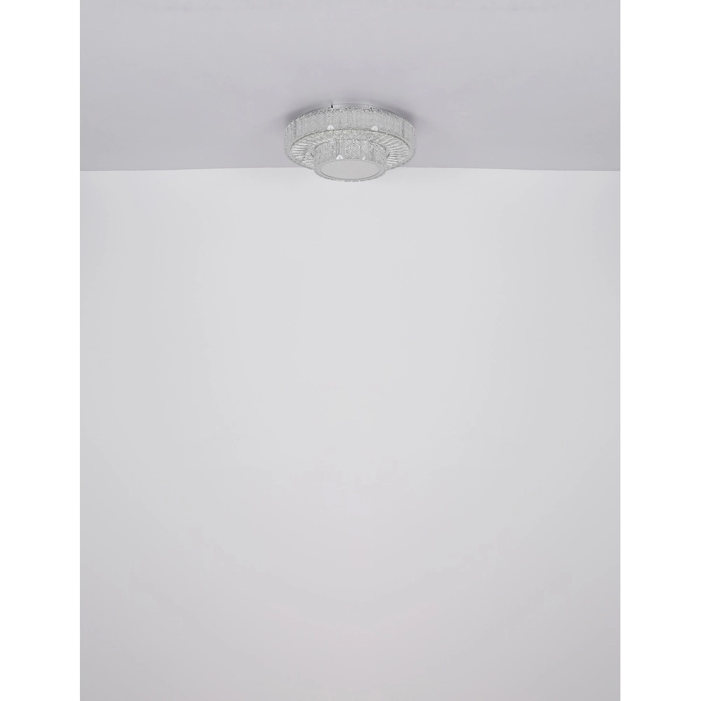 Ovale hanglamp Mucky chroom Globo 9007371445998