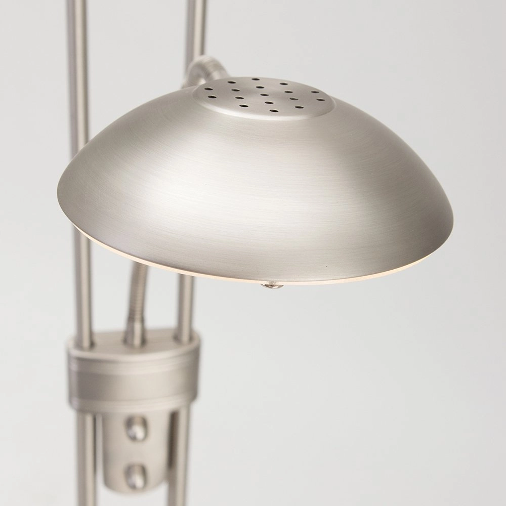 Vloerlamp Mexlite Up 180cm - 3000K metaalgrijs Steinhauer 8712746096354