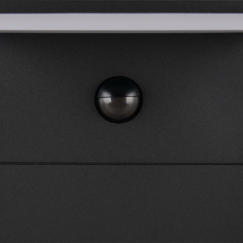 Moderne tuinlamp Ravi antraciet met sensor 100cm Trio 4017807686937