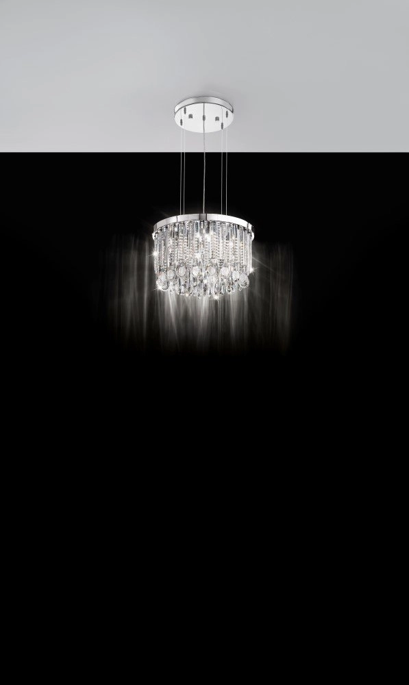 Hanglamp Calaonda 50cm 7-lichts met kristal Stars of Light 9002759934255