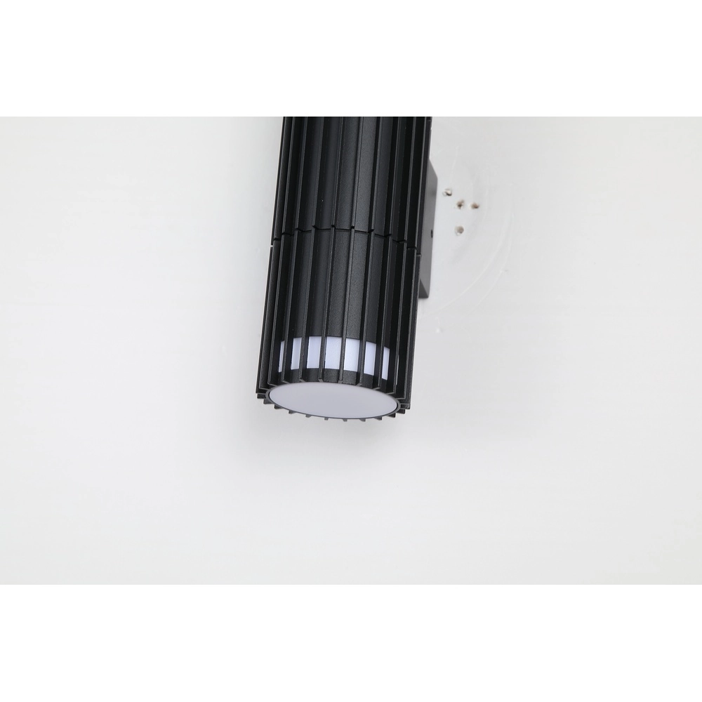 Wandlamp Detroit zwart dubbel Searchlight 5053423300504
